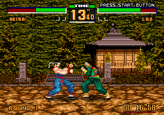 Virtua Fighter 2 (USA, Europe) In game screenshot